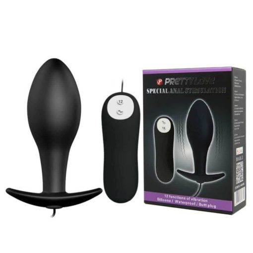 Butt Plug cu Vibratii Pretty Love Stimulation