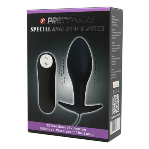 Butt Plug cu Vibratii Pretty Love Stimulation