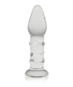 Butt Plug de Sticla Glass Romance Clear