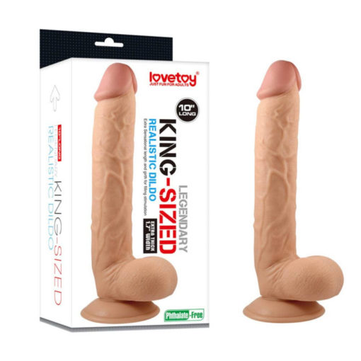 Dildo Realistic Legendary King Sized 10 inch