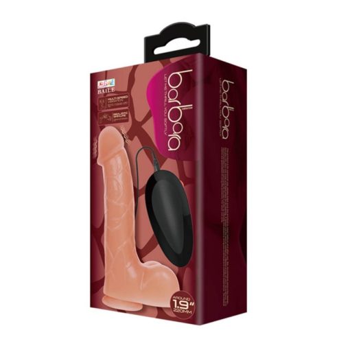 Dildo Realistic cu Vibratii Baile Barbara 22 cm - imagine 2