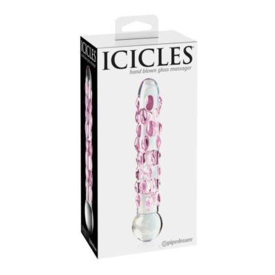 Dildo Sticla Icicles Hand Blown Glass Massager