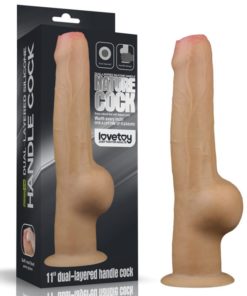 Dildo cu Ventuza Handle Cock 11 inch