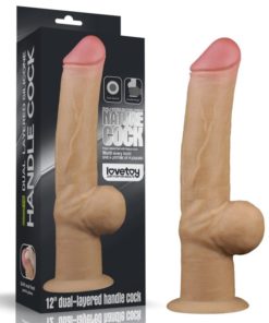 Dildo cu Ventuza Handle Cock 12 inch