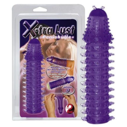 Extensie Penis X-tra Lust cu Striati 15 cm