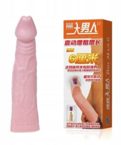 Extensie Penis cu Vibratii Lybaile Big Man 19 cm