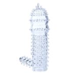 Penis Sleeve Clear 1 Manson Penis cu Striatii 15 cm