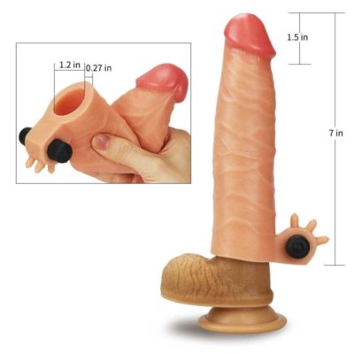 Prelungitor Penis cu Vibratii Silicone Extender