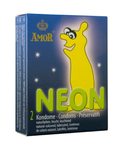 Prezervative Fosforescente Amor Neon
