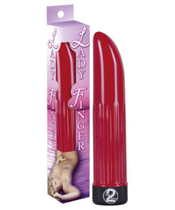 Vibrator Mic Lady Finger Rosu