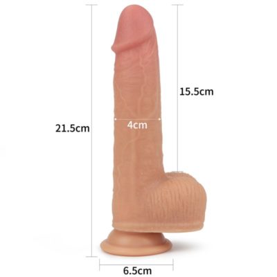 Vibrator cu Incalzire Dual Layered Silicone