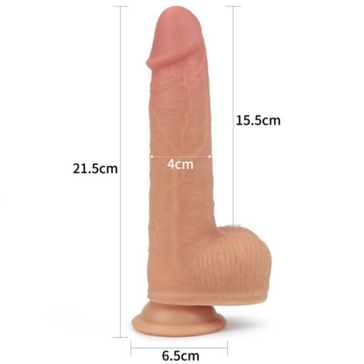 Vibrator cu Incalzire Dual Layered Silicone