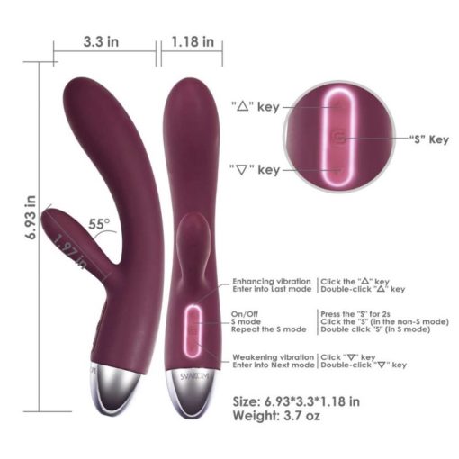 Vibrator Stimulator Clitoris Alice Violet