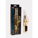 Vibrator cu Cap Rotativ Gold Prince