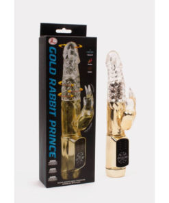 Vibrator cu Cap Rotativ Gold Prince