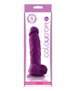 Dildo cu Ventuza ColourSoft 5 inch