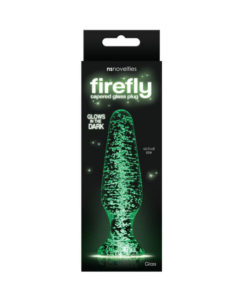 Butt Plug Firefly Glass Tapered