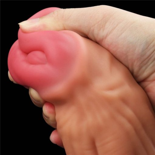 Dildo Dual Layered Platinum Silicone LoveToy 12 inch