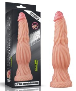 Dildo cu Ventuza Dual Layered Silicon Cock