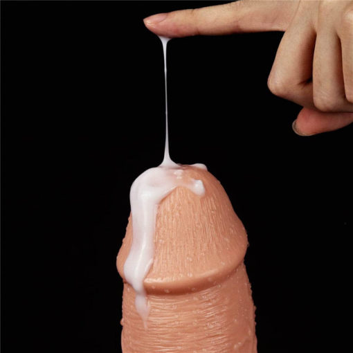 Vibrator Realistic 11 Long Vibrating Dildo Flesh