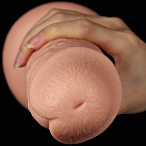 Vibrator Realistic 11 Long Vibrating Dildo Flesh