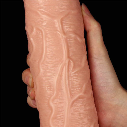 Vibrator Realistic 11 Long Vibrating Dildo Flesh