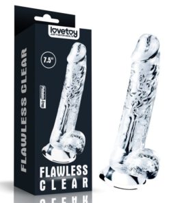 Dildo Transparent Flawless Clear 19 cm