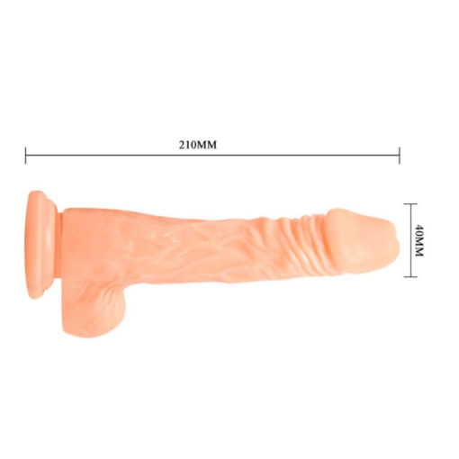 Vibrator cu Ventuza Realistic Vibration Cock