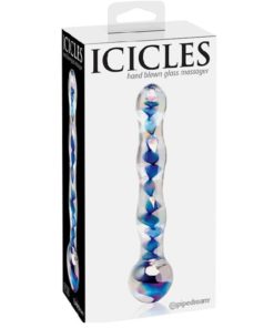 Dildo Sticla Icicles No 8 Transparent