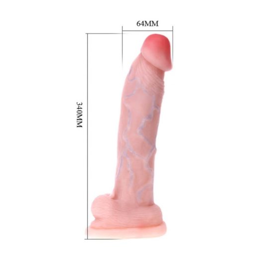 Dildo cu Ventuza Super Emperor 34 cm