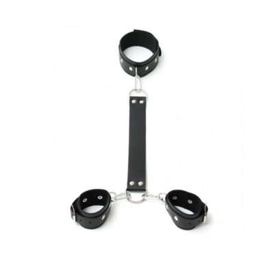 Catuse Cuffs Black Din Piele Rimba