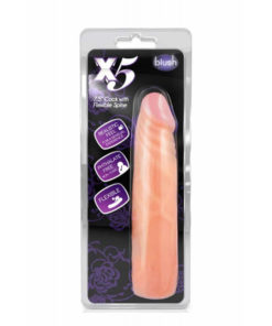 Dildo With Flexible Spine 7.5