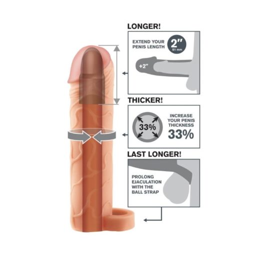 Prelungitor Penis Fantasy X-tensions 2 Inch