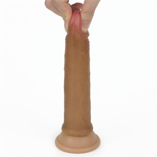 Dildo Realistic Dual Layered Silicone 7 inch