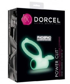 Inel cu Vibratii Dorcel Power Clit Fosforescent
