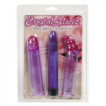 Set Vibrator Crystal Sleevz