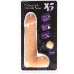 Dildo 7 Inch with Flexible Spine