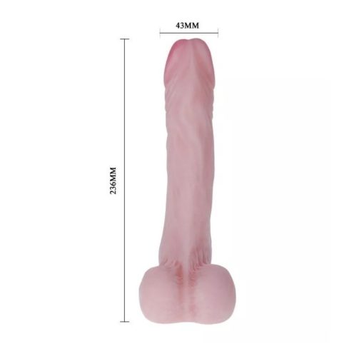 Dildo cu Ventuza Cock Realistic Flesh