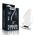 Butt Plug Transparent Flawless Clear 11 cm