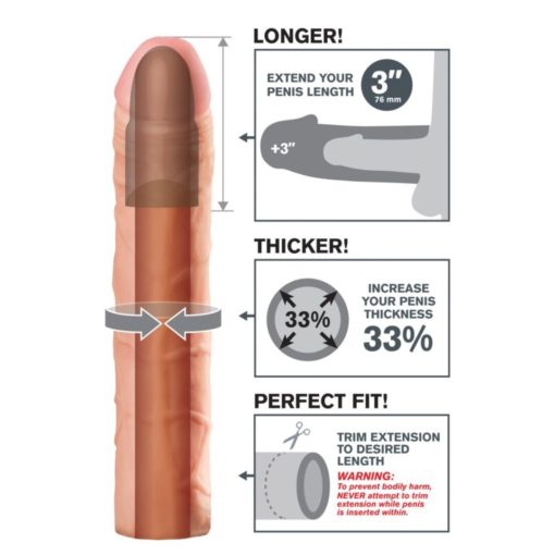 Prelungitor Penis Fantasy X-Tensions Perfect Extension 23 cm
