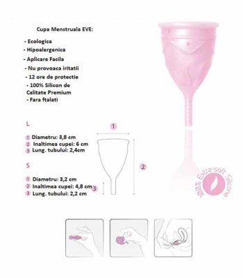 Cupa Menstruala Eve Femintimate si Lubrifiant 3