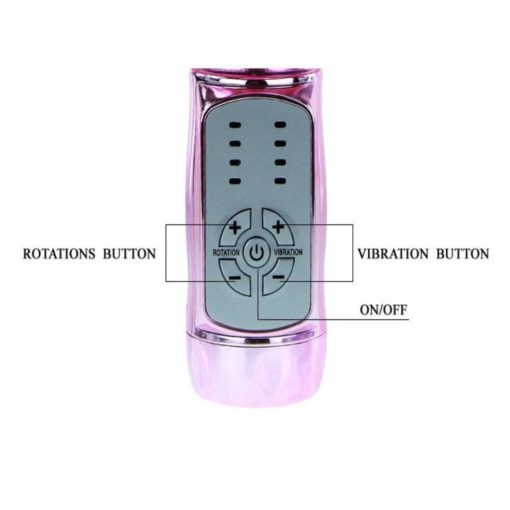 Vibrator Multifunctional Throbbing Butterfly 24 cm