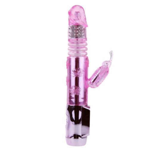 Vibrator Multifunctional Throbbing Butterfly 24 cm