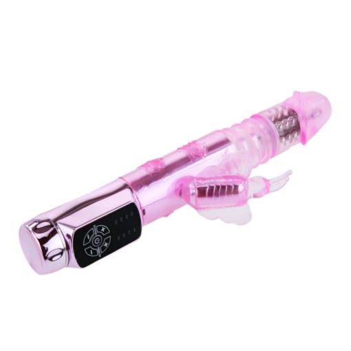 Vibrator Multifunctional Throbbing Butterfly 24 cm
