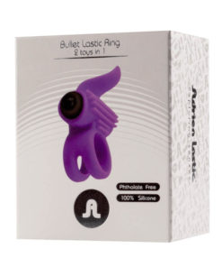 Inel Dublu cu Vibratii Bullet Lastic Ring