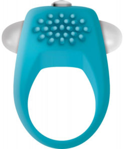 Inel Penis cu Vibratii Teal Tickler