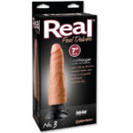 Vibrator cu Ventuza Real Feel Deluxe 3 Flesh