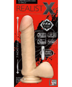 Dildo cu Ventuza RealStuff Rotating Vibrator