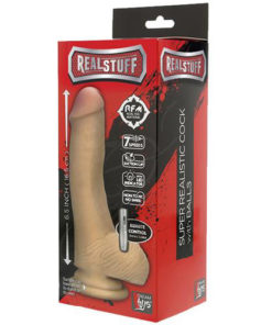 Vibrator cu Ventuza RealStuff 6.5 Inch