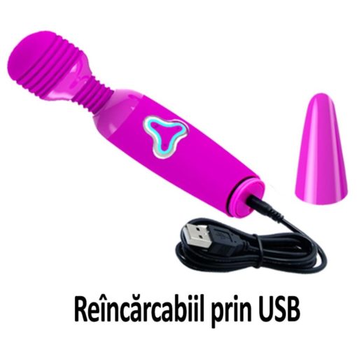 Vibrator pentru Masaj Pretty Love Body Wand 25 cm